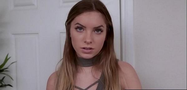  Summer Brooks gets caught by stepbro and offers him a blowjob!